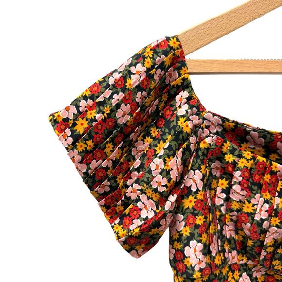 New Bec + Bridge New Romantics Silk‎ Mini Dress Floral Women’s Size 8 - Picture 8 of 13